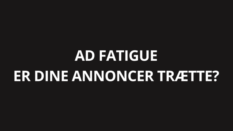 Ad Fatigue: Sådan ved du, hvornår dine Facebook annoncer dør