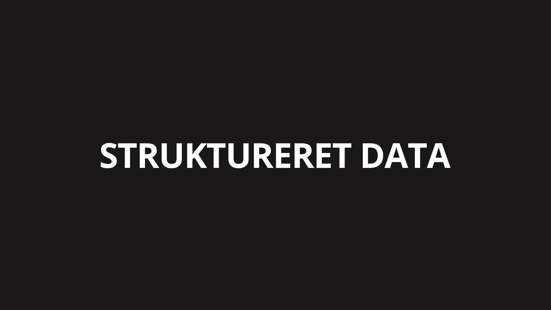 Struktureret data og schema markup